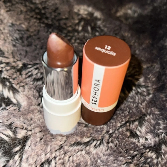 Sephora 12 Sequoia Clean Vegan Hydrating Satin  Lipstick Size .42 Oz - Picture 6 of 9